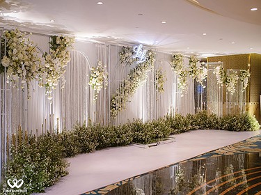 Backdrop Chụp ảnh Tiệc Cưới Tông Trắng (3)