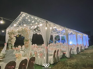 Nhà Bạt Mái Nhựa Trong đám Cưới đám Hỏi