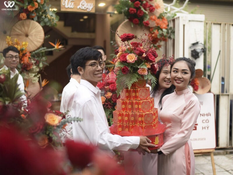 Trang Trí Lễ Gia Tiên Tông Màu đỏ (5)