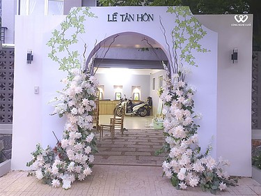 Trang Trí Cổng Hoa Cưới Lễ Tân Hôn (1)