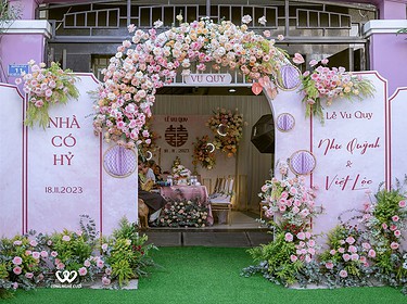 Trang tra gia tiên đám cưới