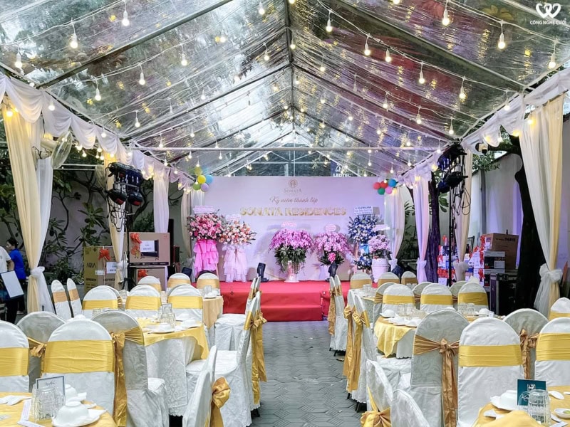 Khung Rạp Mái Nhựa Trong