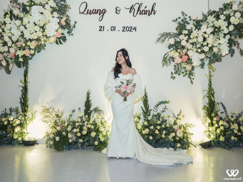 Trang Trí Backdrop Tiệc Cưới Rex Hotel Sai Gon