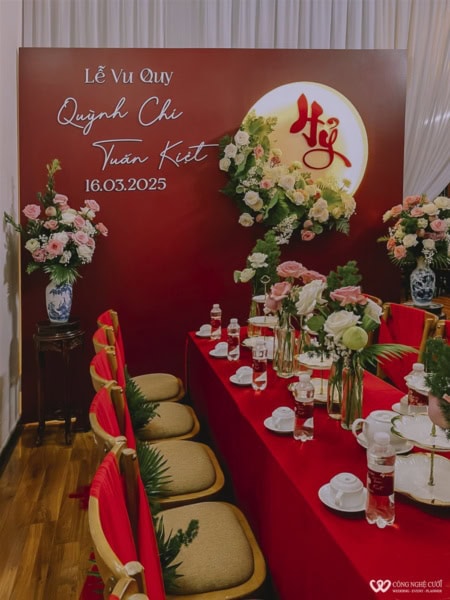 Trang Trí Gia Tiên đám Cưới