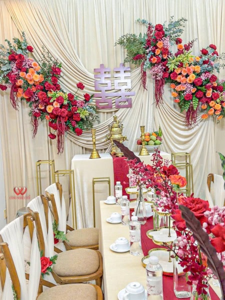 Trang Trí Lễ Gia Tiên đám Cưới