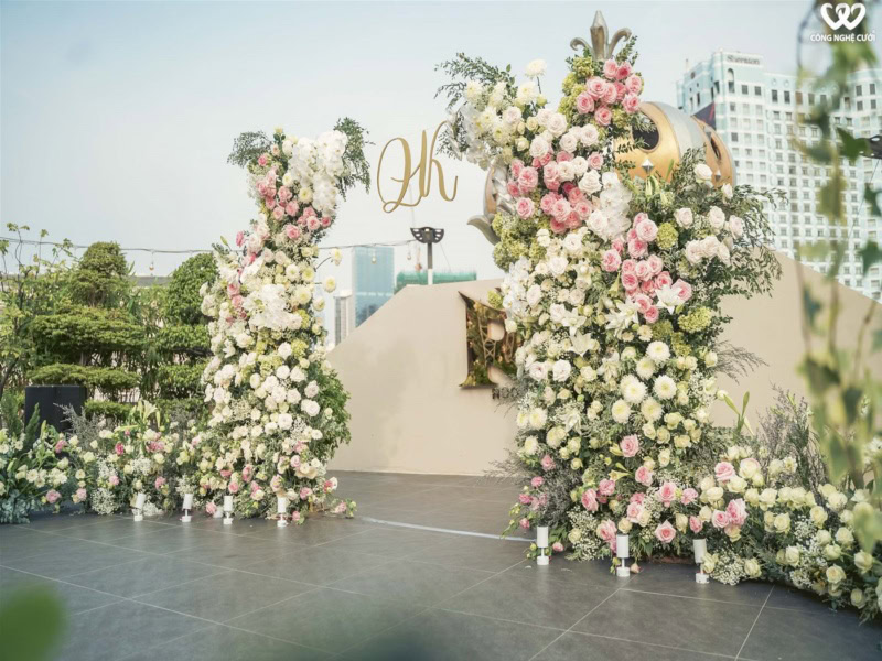 Trang Trí Sân Khấu Tiệc Cưới Rex Hotel Sai Gon