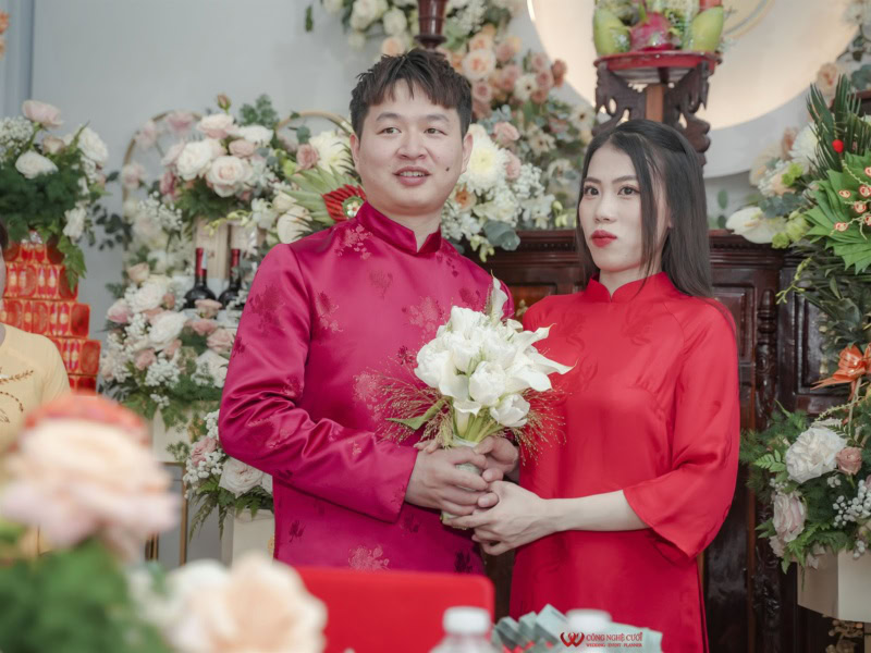 Trang Trí Gia Tiên đám Cưới Tại Đức Hòa Long An