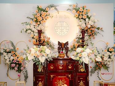 Trang Trí Gia Tiên đám Cưới Tại Đức Hòa Long An