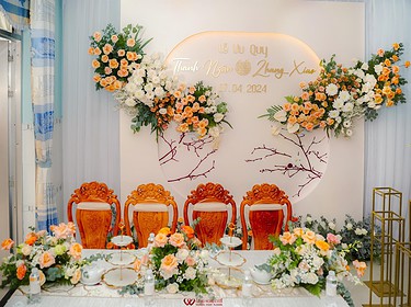Trang Trí Phông Cưới Lễ Gia Tiên