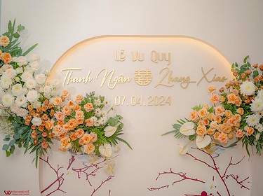 Trang Trí Phông Cưới Lễ Gia Tiên
