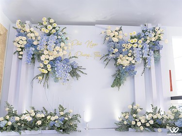 Backdrop Chụp Ảnh Cưới Tại Khách Sạn Đệ Nhất