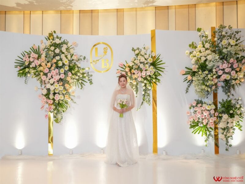 Trang Trí Backdrop Chụp ảnh Tiệc Cưới Nikko Hotel (11)
