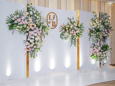 Trang Trí Backdrop Chụp ảnh Tiệc Cưới Nikko Hotel (2)