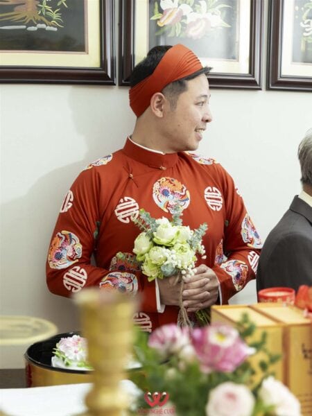 Trang Trí Gia Tiên Hoa Sen Truyền Thống, Dịch Vụ Cưới Hỏi Trọn Gói (25)