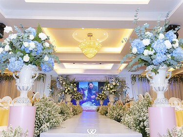 Trang Trí Lối đi Tiệc Cưới Tại Khách Sạn Đệ Nhất (2)