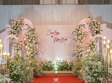 Trang Trí Sân Khấu Tiệc Cưới Nikko Hotel (2)