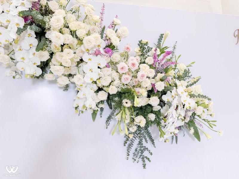 Trang Trí Backdrop Tiệc Cưới
