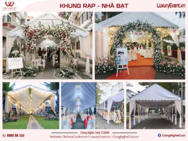 Khung Rạp Cưới Hỏi Tông Cam Sữa