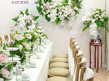 Phông Lễ Gia Tiên đám Cưới