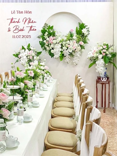 Phông Lễ Gia Tiên đám Cưới