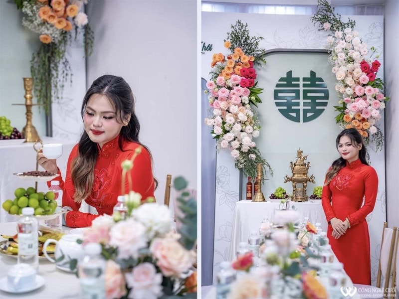 Cô Dâu Chú Rể Trong Lễ Gia Tiên
