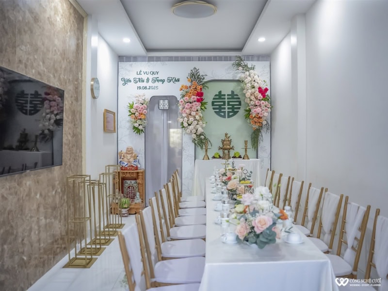 Trang Trí Bàn Thở Lễ Gia Tiên