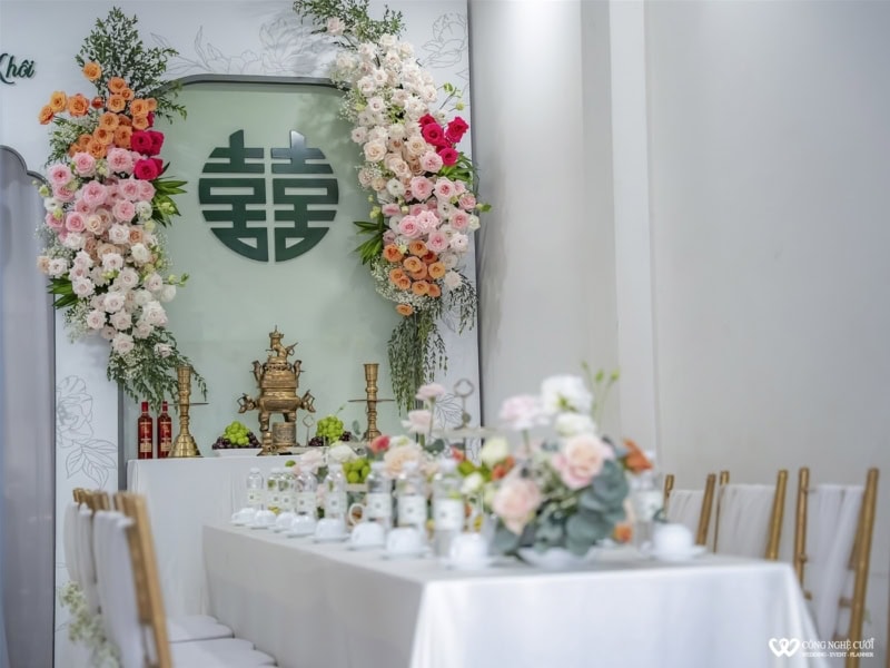 Trang Trí Bàn Thở Lễ Gia Tiên