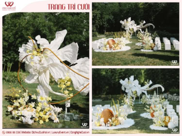 Trang Trí Lễ Cưới Ngoài Trời