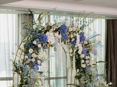 Backdrop Chụp ảnh Cưới Tông Xanh