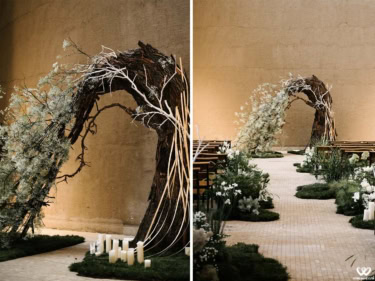 Backdrop Sân Khấu Lối đi Lễ Cưới
