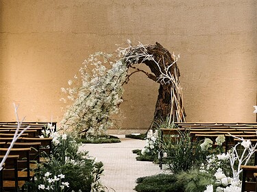 Backdrop Sân Khấu Lối đi Lễ Cưới