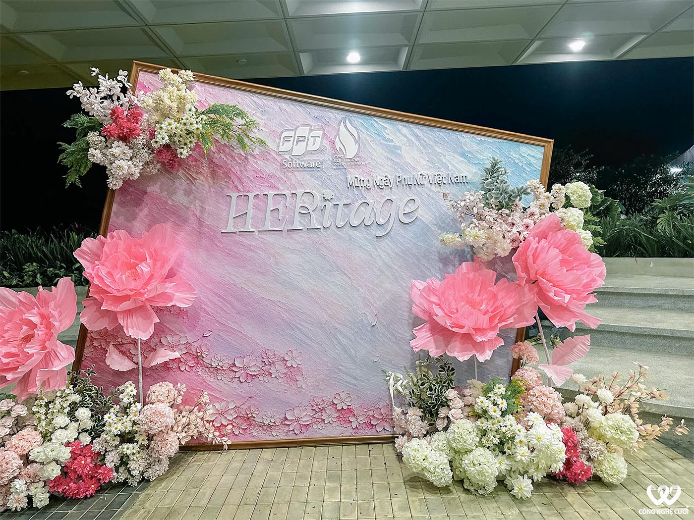 Backdrop Sự Kiện Ngày Phụ Nữ Việt Nam