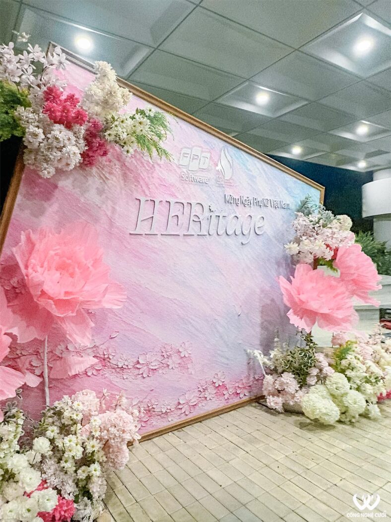Backdrop Sự Kiện Ngày Phụ Nữ Việt Nam
