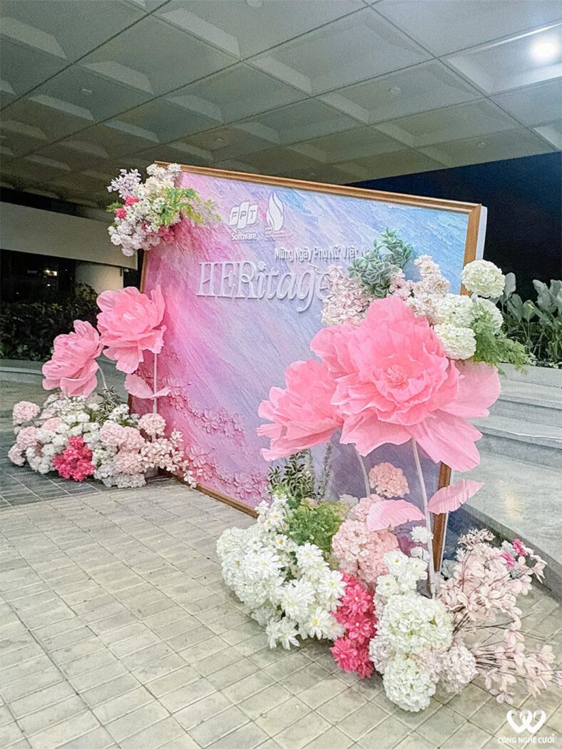 Backdrop Sự Kiện Ngày Phụ Nữ Việt Nam