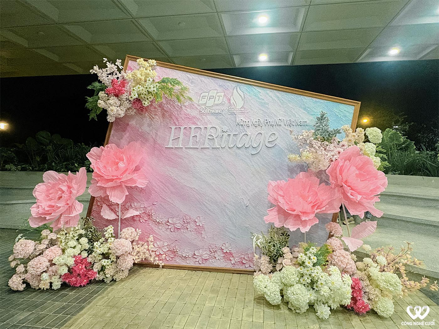 Backdrop Sự Kiện Ngày Phụ Nữ Việt Nam