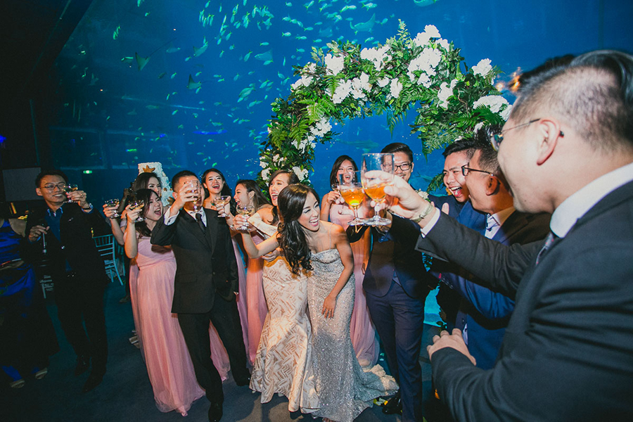 Tiệc cưới dưới đáy biển 